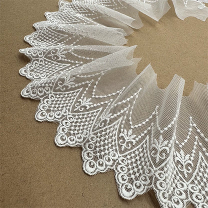 3828 Ancho 10cm malla bordado encaje DIY vestido ropa falda dobladillo cortina tela decoración accesorios