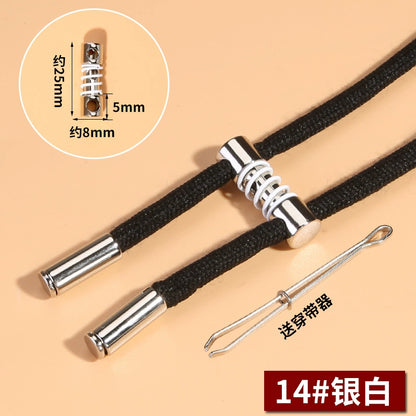 3540★ Cinturón de pantalones casuales gratis, cuerda, pantalones deportivos, hebilla de ajuste, hebilla de resorte fija, campana, pantalones, accesorios, artefacto