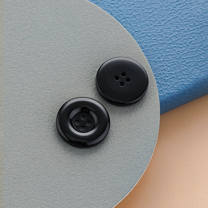 3356★  Coat button trench coat jacket suit trousers buttons casual clothes men's and women's versatile round black white buttons