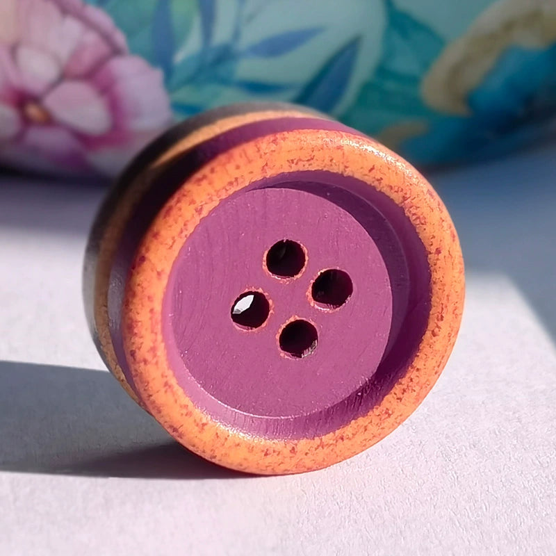 3378★  Vintage two-tone shirt buttons shirt wooden buttons wood buttons suit suit jacket sweater handmade white buttons