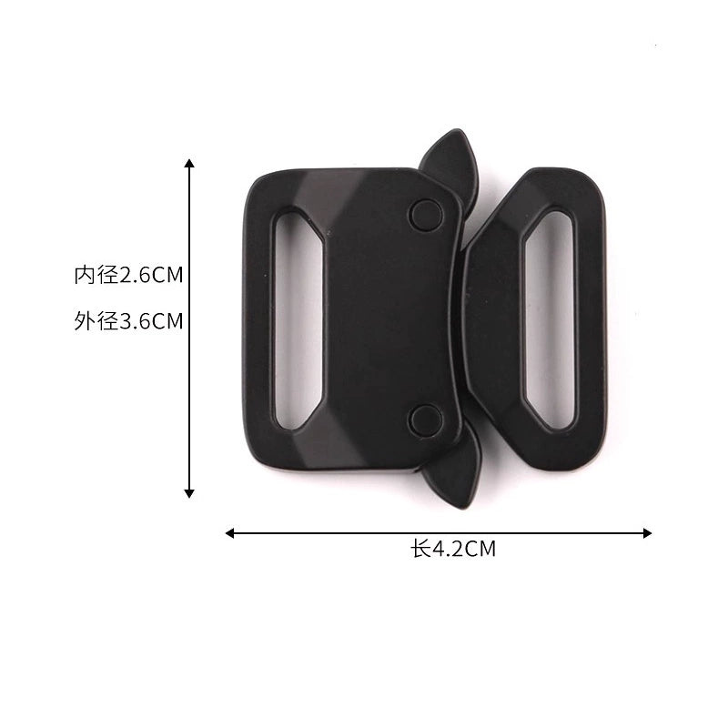 3520★ Hebilla de metal hebilla mochila multifuncional hebilla de tensión de liberación rápida cinturón táctico de seguridad botón accesorios