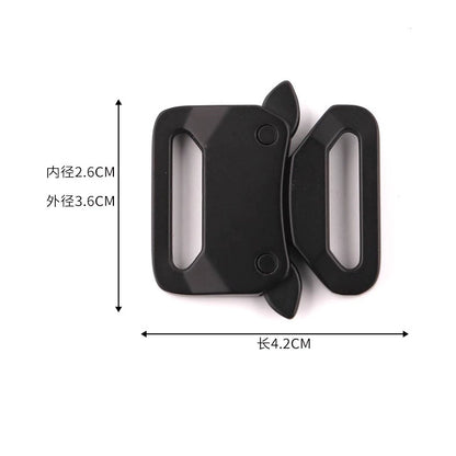 3520★ Hebilla de metal hebilla mochila multifuncional hebilla de tensión de liberación rápida cinturón táctico de seguridad botón accesorios