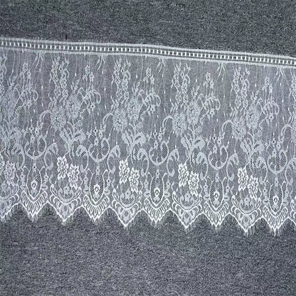 3749 ancho 35 cm, encaje de pestañas unilateral de alta calidad, vestido alargado empalme velo de novia accesorios de ropa