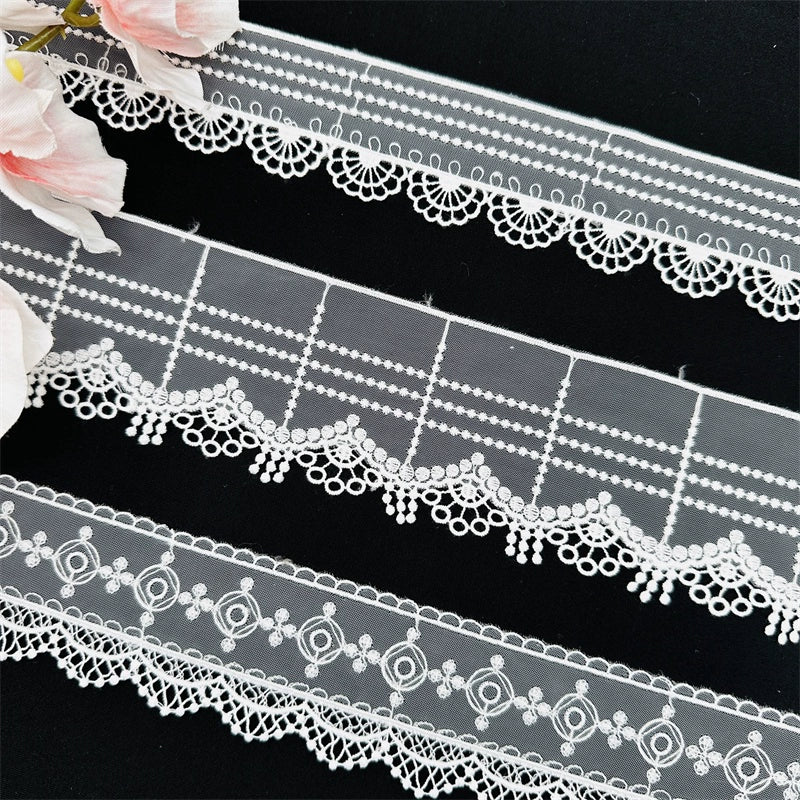 3819 Nouveau tissu de broderie de dentelle de vêtements de maille de dentelle robe de mariée de femmes vêtements textile textile à la maison accessoires de maille de broderie