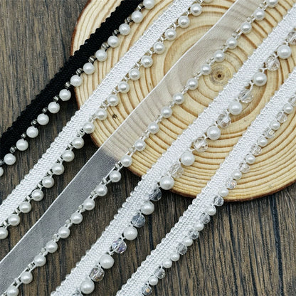 3731 Perlas de imitación hechas a mano, accesorios decorativos de encaje para bisutería, puños de cheongsam, dobladillos, accesorios de material para ropa