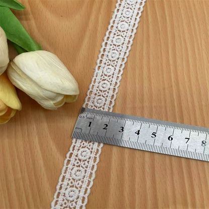 3832 Venta directa de fábrica al contado de algodón puro bordado de encaje soluble en agua DIY ropa hecha a mano accesorios decorativos de encaje beige