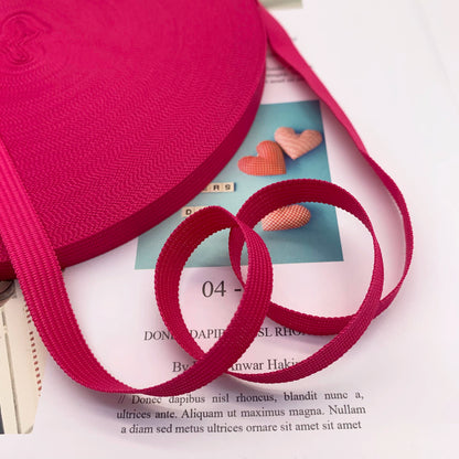 3883  Spot 30 colors 1cm non-elastic horse strap color back collar pressure strip webbing neckline strap side strip clothing accessories