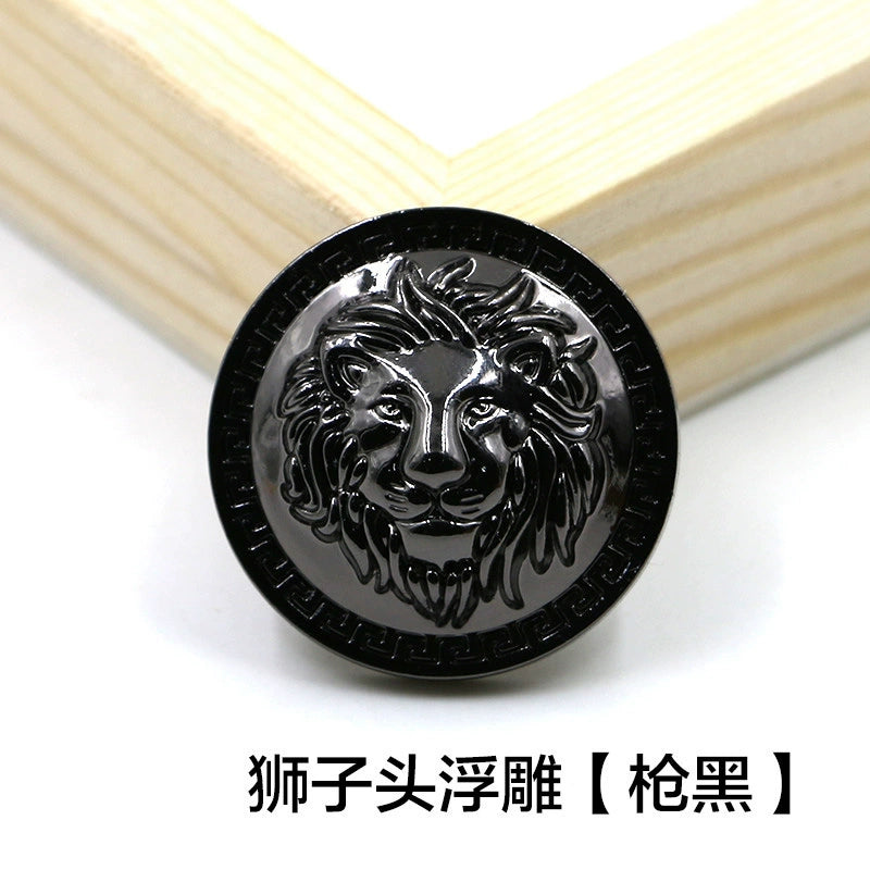 3437★ Botones metálicos retro británicos, botones de traje, botones decorativos para abrigos, chaquetas, gabardinas, accesorios de ropa, botones dorados