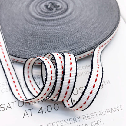 3855  Spot 1cm color jump point jacquard webbing edge pressing strip clothing side strip piping strip home textile decorative ribbon