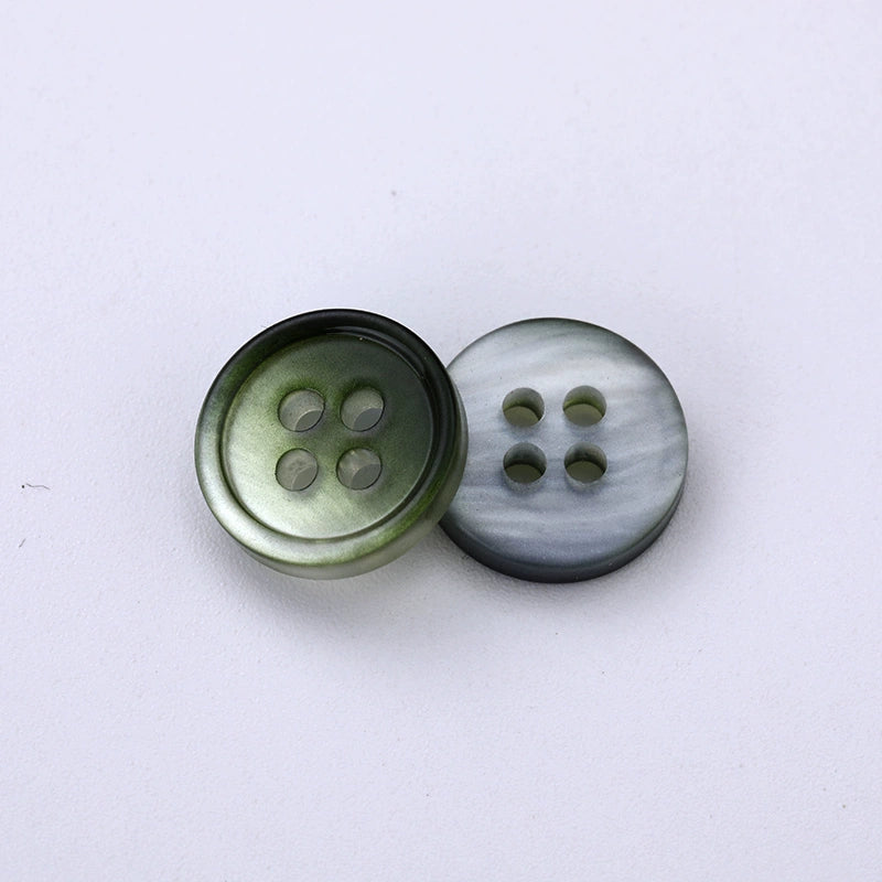 3349★  Versatile black and white men's short-sleeved t-shirt polol shirt round small button shirt buttons women's chiffon shirt buttons