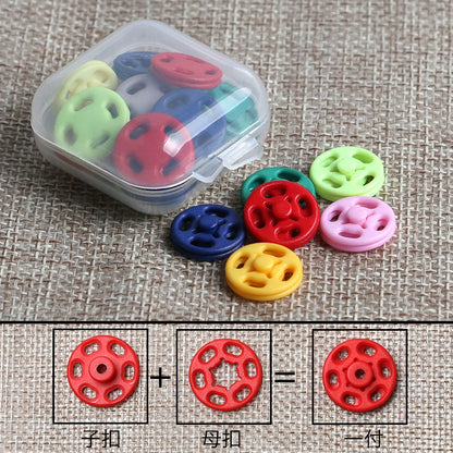 3484★ Botón oculto de plástico invisible transparente para madre e hijo, camisa con botones antiluz, cárdigan, ropa de bebé, botón a presión