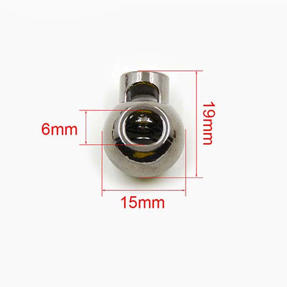 3547★ Hebilla de resorte de metal para chaqueta, cuerda elástica, hebilla de ajuste de banda elástica, hebilla de nariz de cerdo, hebilla de cuerda fija, hebilla de ajuste, botón de cordón