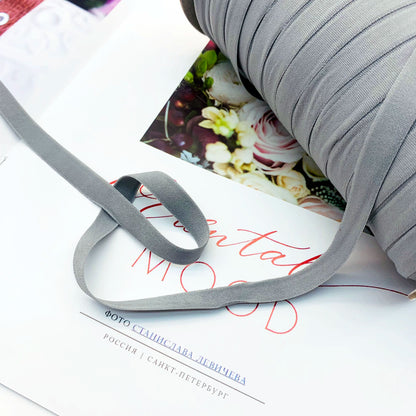 3882 52 colores punto 1cm cinta elástica color espalda cuello tira de presión escote correa borde lateral tira de presión accesorios de ropa