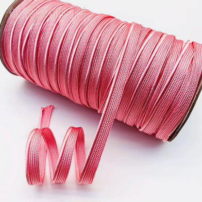 3849 Spot 39 colores 1 cm borde fino cinta maestra de seda brillante tira de brotes ribete cuerda borde incrustado tira cincha accesorios de ropa