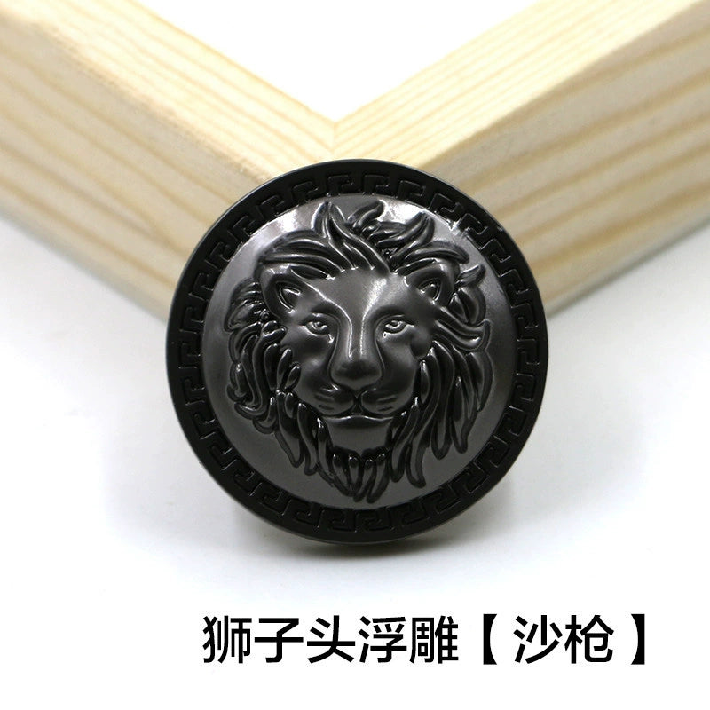 3437★ Botones metálicos retro británicos, botones de traje, botones decorativos para abrigos, chaquetas, gabardinas, accesorios de ropa, botones dorados