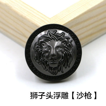 3437★ Botones metálicos retro británicos, botones de traje, botones decorativos para abrigos, chaquetas, gabardinas, accesorios de ropa, botones dorados