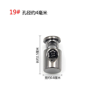 3542★ Hebilla de ajuste de campana de metal, hebilla de resorte de contracción de carga de suéter, hebilla de ajuste elástico, hebilla de cuerda, hebilla de cuerda, hebilla de nariz de cerdo