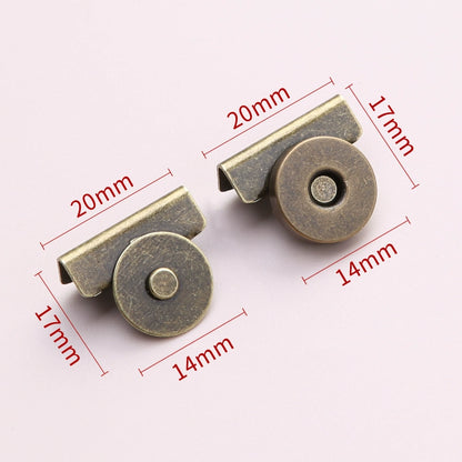 3408★  bag sealing artifact bag fixing buckle strong magnet buckle canvas bag handbag snap buckle seam-free hidden buckle magnetic suction buckle