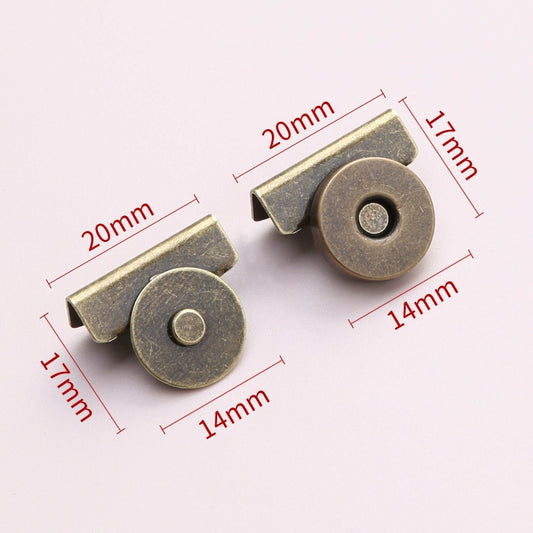 3408★  bag sealing artifact bag fixing buckle strong magnet buckle canvas bag handbag snap buckle seam-free hidden buckle magnetic suction buckle