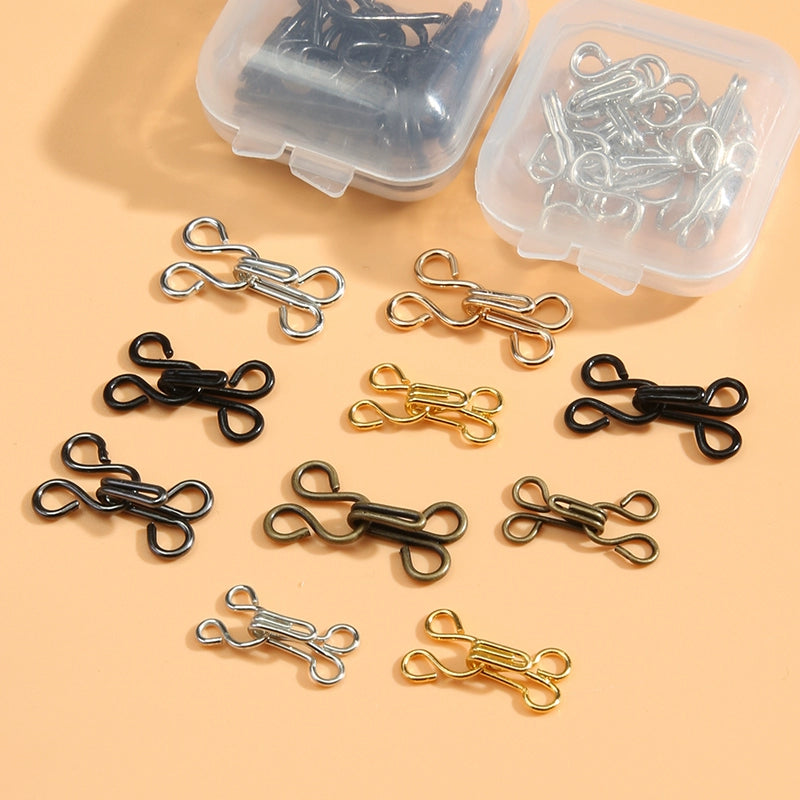 3512★ Botón de disciplina de ropa interior invisible de metal, botón oculto, hebilla de gancho, hebilla anti-luz de alta gama, hebilla de gancho, par pequeño de botones