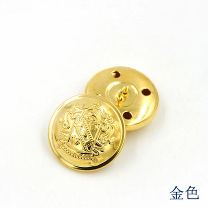 3250★  Round clothing metal buttons retro copper buttons men's suit buttons women's cardigan buttons clothes sweater buttons