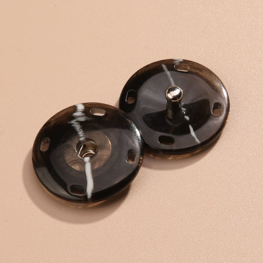 3479★ Abrigo versátil con botones ocultos para ropa de hombre y mujer con botones a presión, cárdigan de lana de cachemira con botones a presión, botones invisibles para niño y madre, botones de resina.