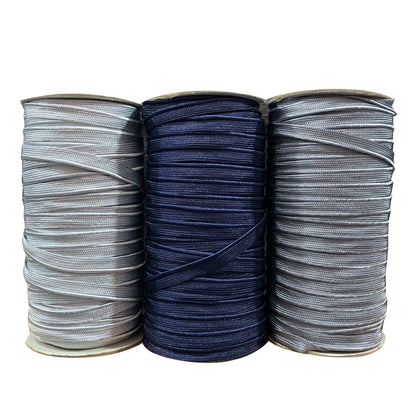 3849 Spot 39 colores 1 cm borde fino cinta maestra de seda brillante tira de brotes ribete cuerda borde incrustado tira cincha accesorios de ropa