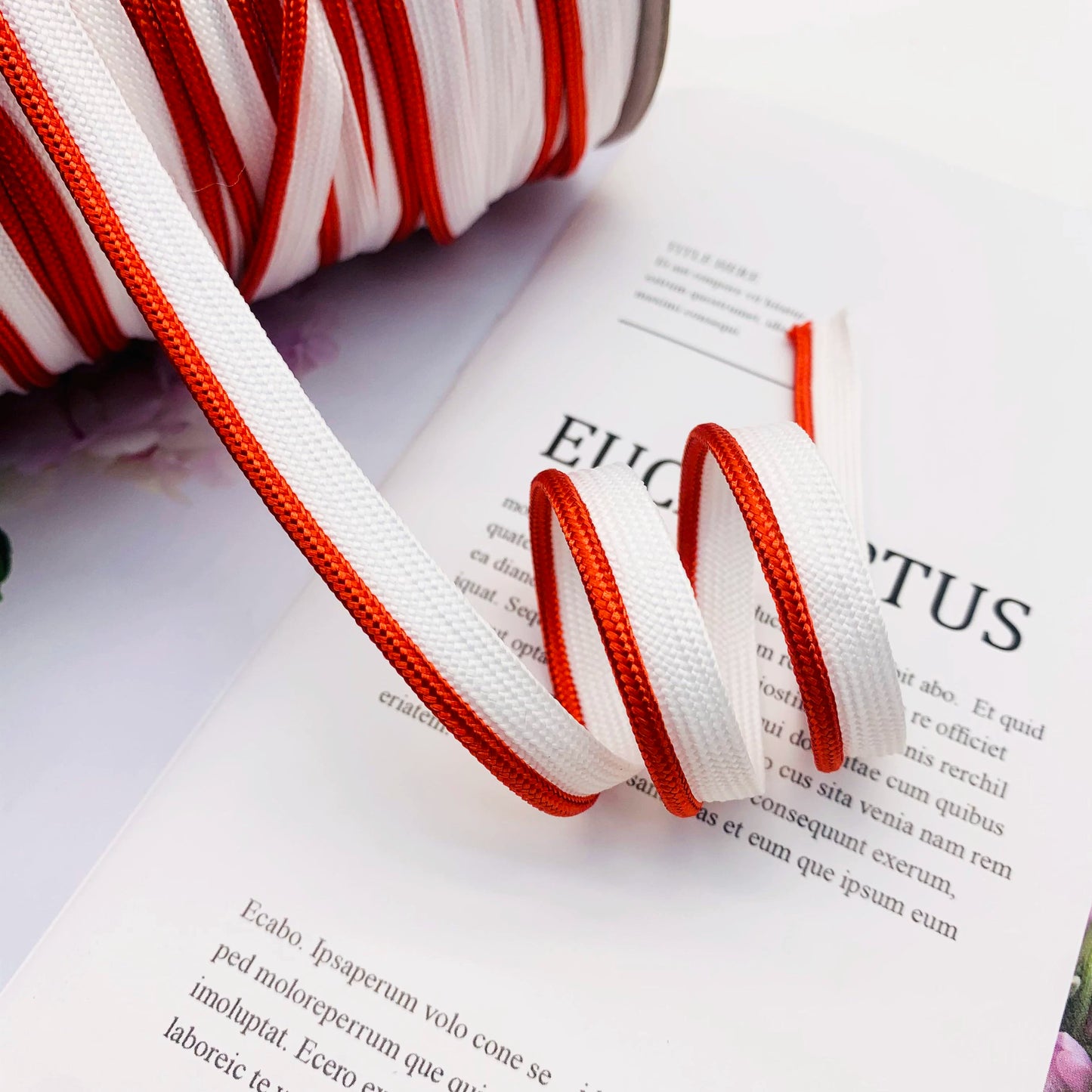 Cinta adhesiva de seda brillante de 1 cm, 41 colores, con borde incrustado, para decoración de hogar, textiles, accesorios de ropa, 3847