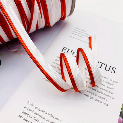 Cinta adhesiva de seda brillante de 1 cm, 41 colores, con borde incrustado, para decoración de hogar, textiles, accesorios de ropa, 3847