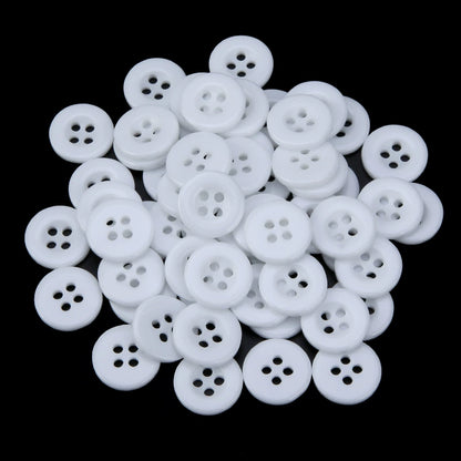 3495★ Botones Especiales Resina Transparente Dos Ojos Cuatro Ojos Botón de Pan Botón de Camisa Botón de Camisa de Primavera y Verano Botón de Suéter de Chaqueta