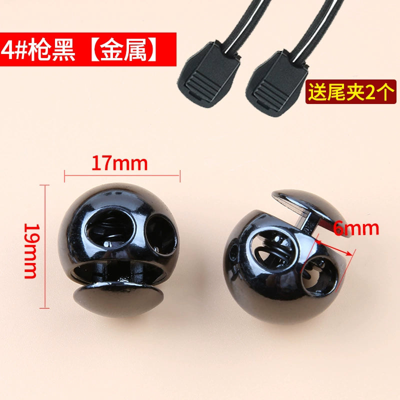 3535★ Botón de hebilla de resorte de metal para pantalones, hebilla de ajuste de banda elástica, cuerda de tope, botón de nariz de cerdo, botón de cierre de pie para pantalones de suéter