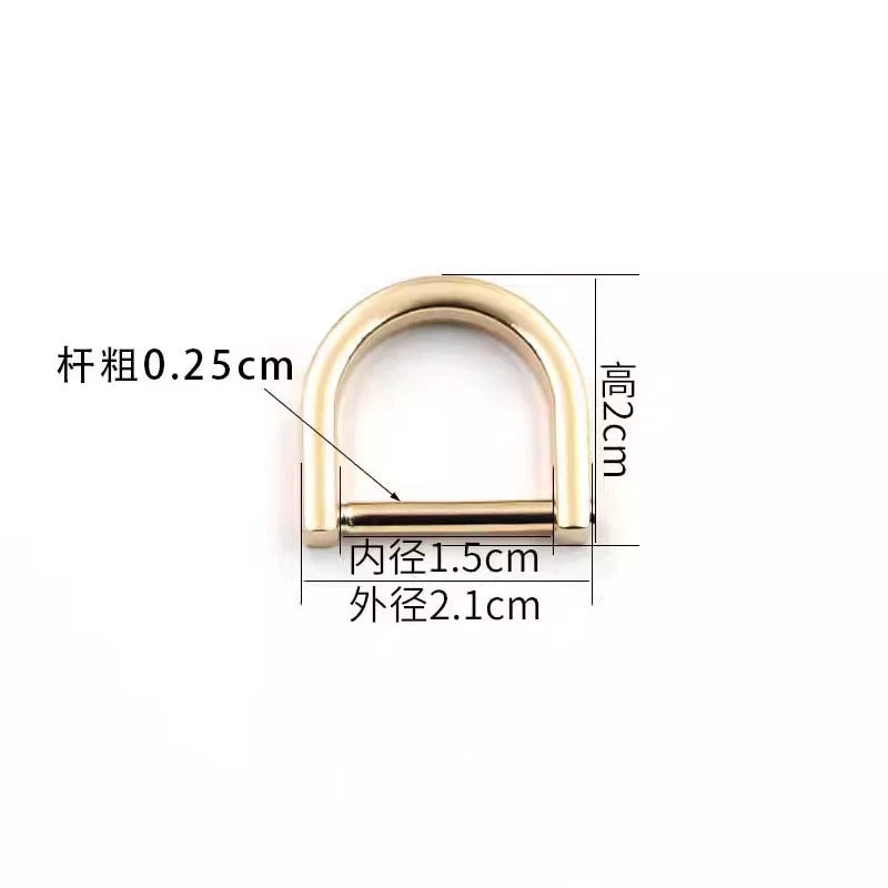 3518★ Botones para bolsos de mujer, accesorios para bolsos, tornillos, herrajes, hebillas metálicas DIY, tornillos, botones D, botones de ajuste, botones de herradura