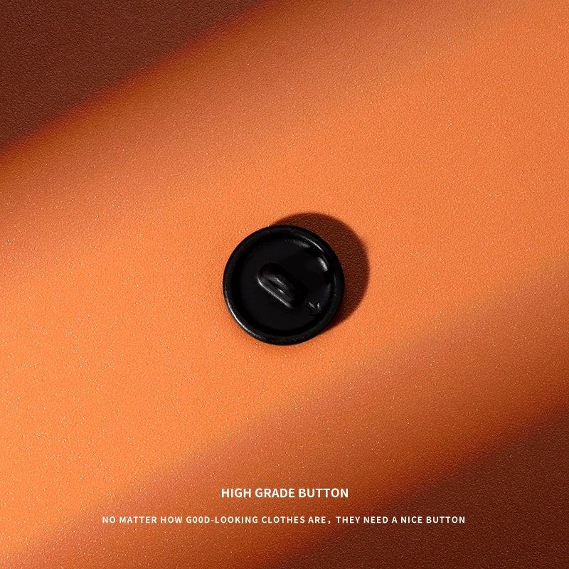 3406★  Black metal shirt buttons women's clothes exquisite round buttons versatile shirt cuffs neckline high-end buttons men