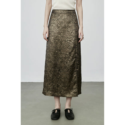 Falda plisada con volantes y diseño de nicho francés CAREMIND, falda recta de cintura alta para niños 