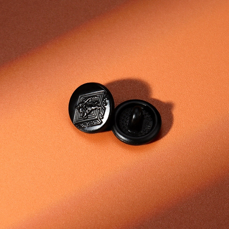 3406★  Black metal shirt buttons women's clothes exquisite round buttons versatile shirt cuffs neckline high-end buttons men