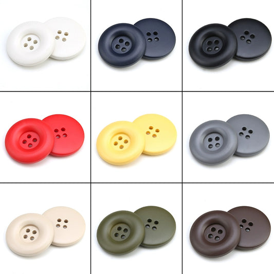 3312★  High-end exquisite resin buttons fashion woolen coat coat trench coat four-eye buttons clothes west decorative buttons