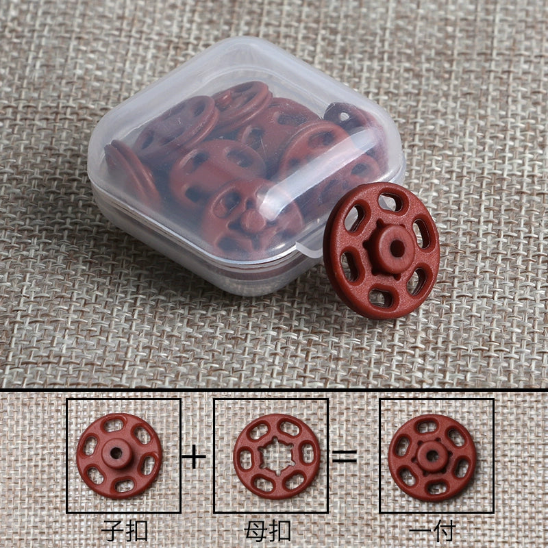 3484★ Botón oculto de plástico invisible transparente para madre e hijo, camisa con botones antiluz, cárdigan, ropa de bebé, botón a presión