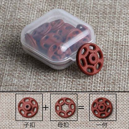 3484★ Botón oculto de plástico invisible transparente para madre e hijo, camisa con botones antiluz, cárdigan, ropa de bebé, botón a presión