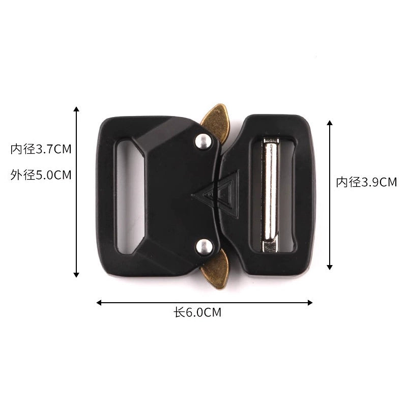 3520★ Hebilla de metal hebilla mochila multifuncional hebilla de tensión de liberación rápida cinturón táctico de seguridad botón accesorios