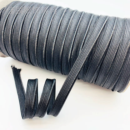 3849 Spot 39 colores 1 cm borde fino cinta maestra de seda brillante tira de brotes ribete cuerda borde incrustado tira cincha accesorios de ropa