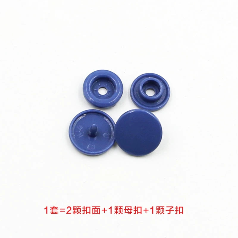 3413★  Plastic four-in-one buckle special button for colored baby clothes, seam-free hidden button, baby buckle nail button, mother and child buckle