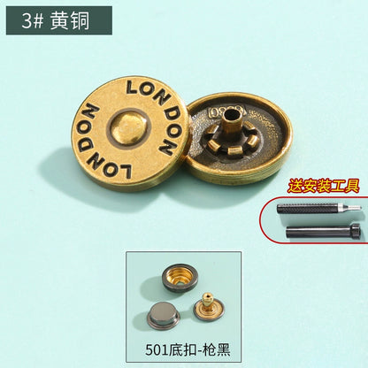 3410★ Boutons pression haut de gamme sans couture pour vêtements pour femmes, boutons mère et enfant, boutons quatre en un, boutons de doudoune, boutons boutons, boutons cachés invisibles.