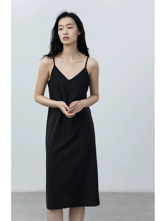 Vestido de base interior CAREMIND para mujer 2023, para las cuatro estaciones, se puede usar un color sólido, cómodo, de moda, con forro de falda, se puede usar solo 