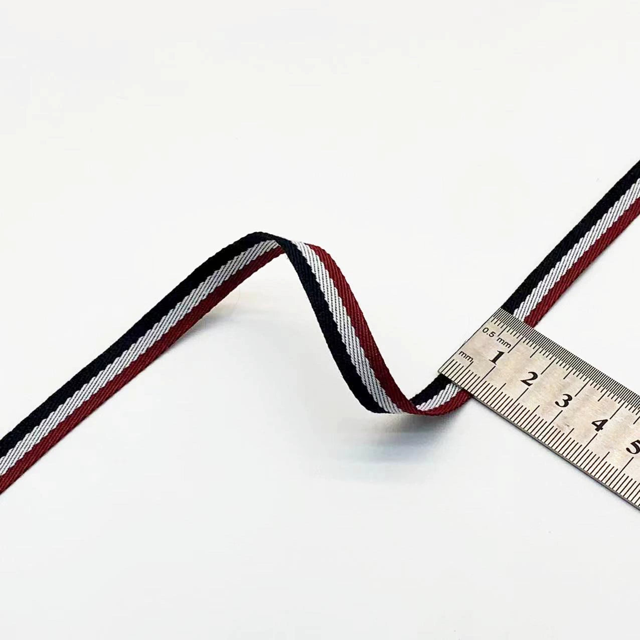 3885 Spot 1cm Accesorios de cintas de rayas, tiras para dobladillos, tiras para ribetes de pantalones, tiras laterales para ropa, textiles para el hogar, zapatos y sombreros Cintas DIY