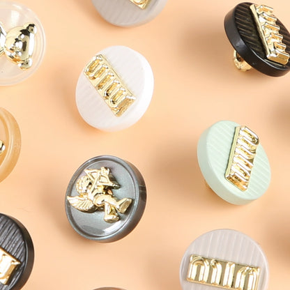 3363★  Metal shirt shirt decorative buttons clothes cardigan jacket buttons high-end round personalized cuff buttons accessories