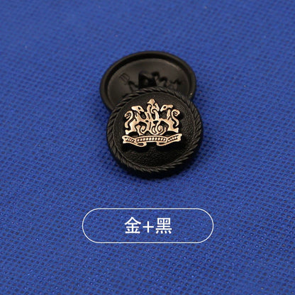 3438★ Vêtements à boutons dorés Boutons en métal Boutons ronds Manteaux polyvalents pour hommes et femmes Blazer trench coat boutons de pull