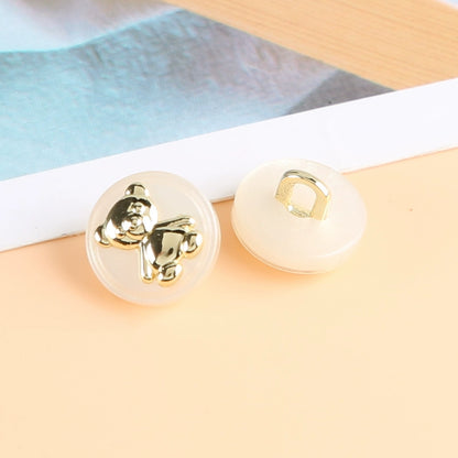 3363★  Metal shirt shirt decorative buttons clothes cardigan jacket buttons high-end round personalized cuff buttons accessories