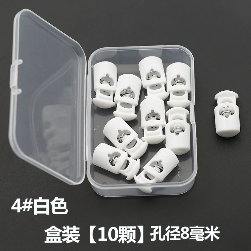 3534★ Nueva hebilla de ajuste de campana colgante de plástico, hebilla de resorte, hebilla de ajuste elástico, hebilla de cuerda, hebilla de cuerda pasante, hebilla de nariz de cerdo, chaqueta de plumas