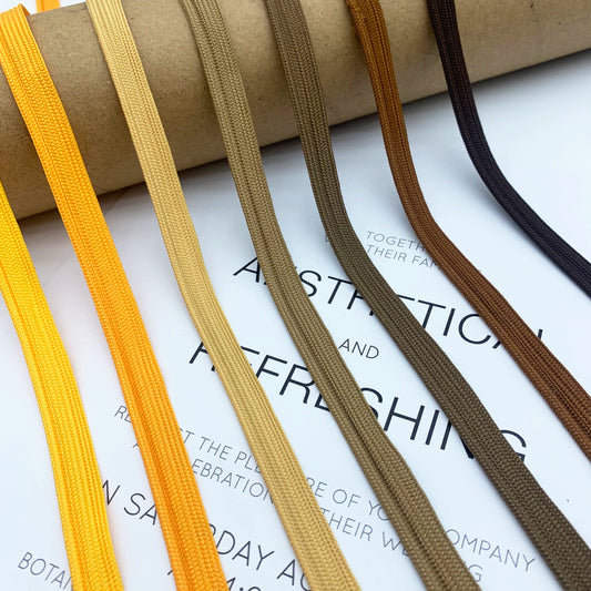 3845 Spot 37 colores 1 cm color liso sin expulsión brote tira núcleo bolsa maestro cinturón ribete cuerda borde incrustación tira accesorios de ropa