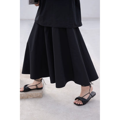 [Oferta por tiempo limitado] Conjunto de camisa de viento frío y oscuro Yamamoto de CAREMIND para mujer + falda que cubre las caderas con un personaje 